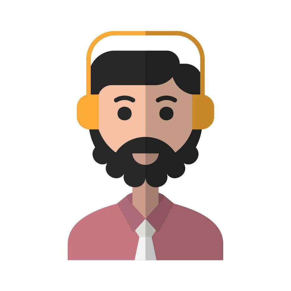 Customer service avatar vector ilustration