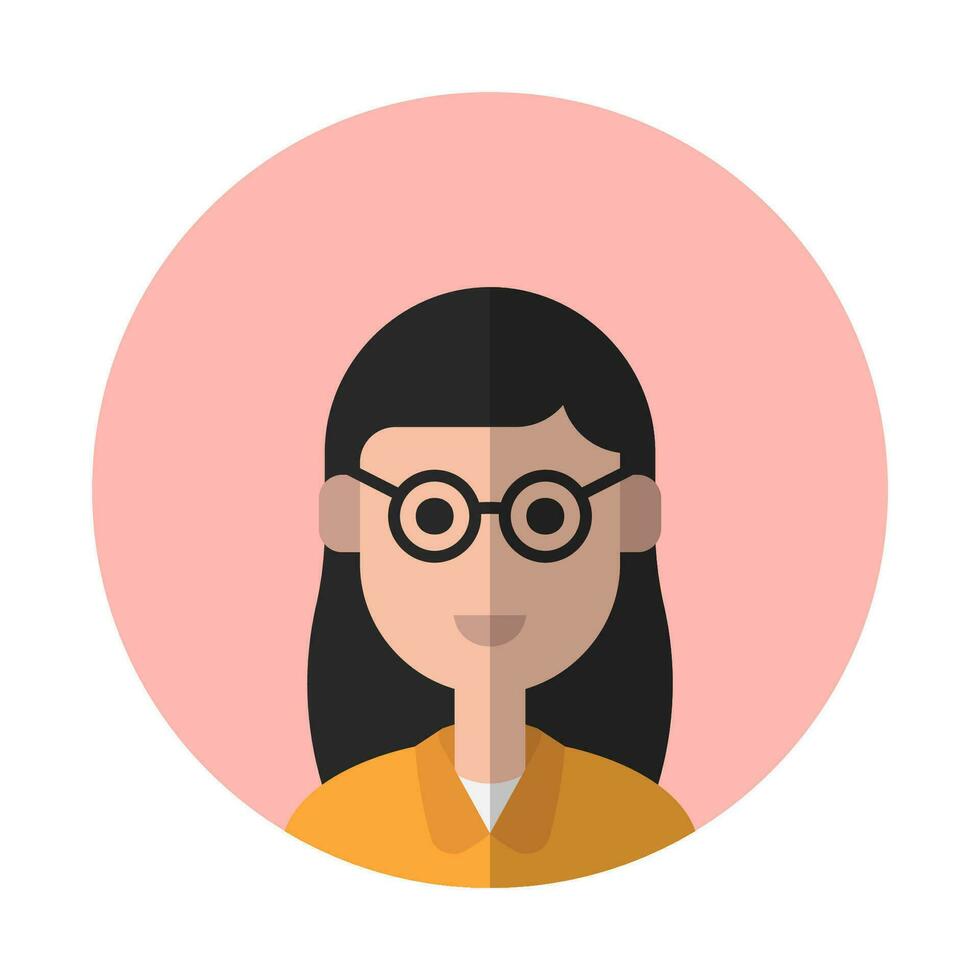 Teacher avvatar vector ilustration