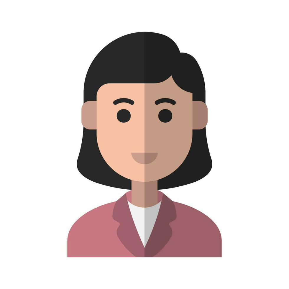 negocio mujer avatar vector ilustracion