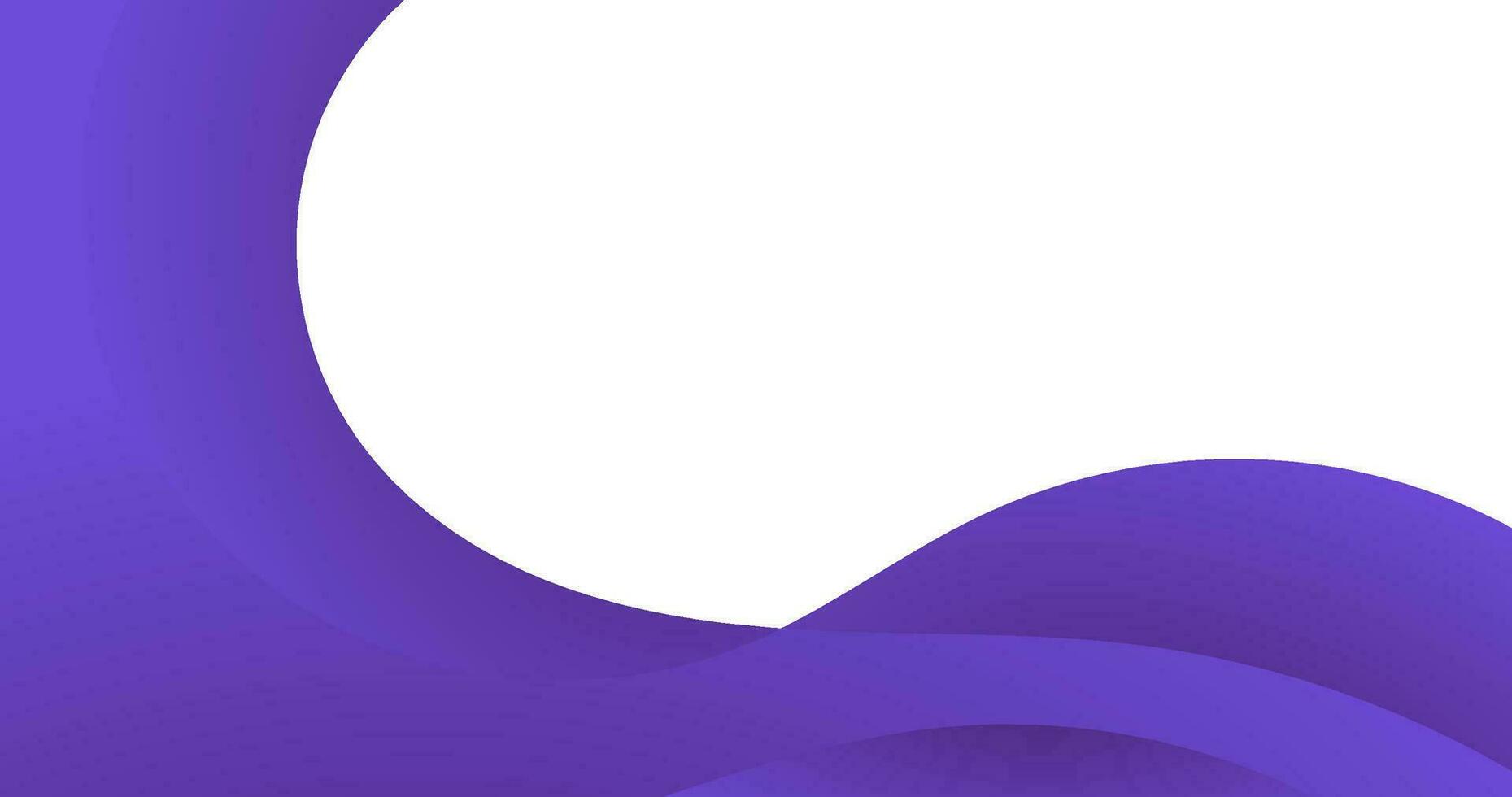 abstract purple wave background with copy space area vector