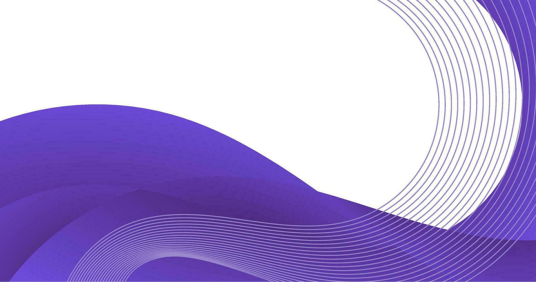 abstract purple wave background with copy space area vector