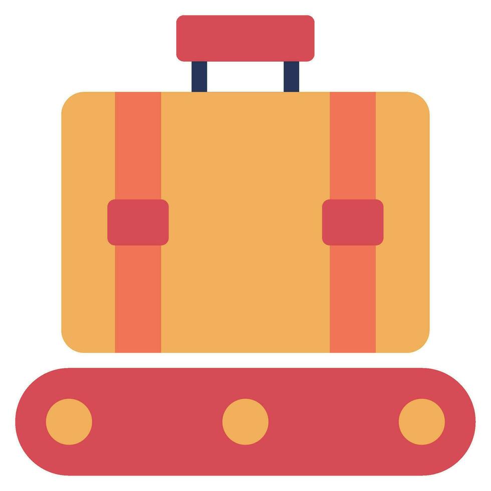 Baggage Claim Icon Illustration, for uiux, web, app, infographic, etc vector