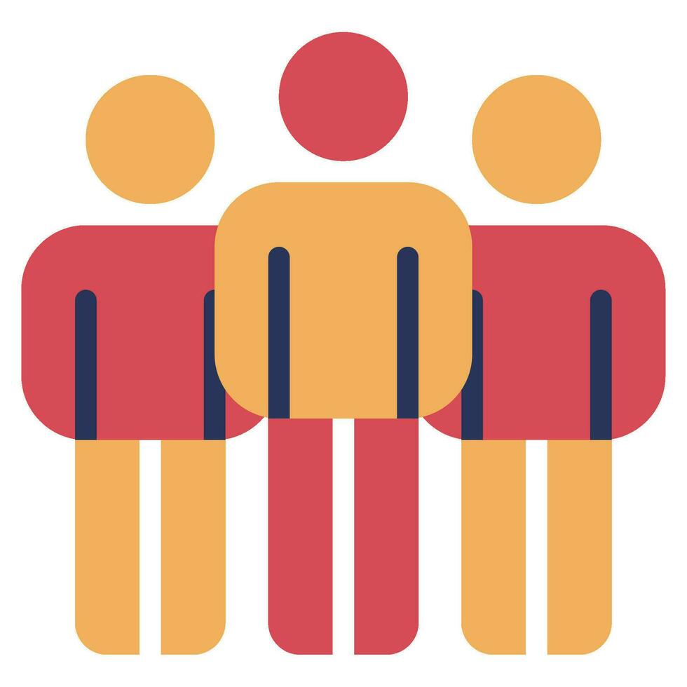 Boarding Group Icon Illustration, for uiux, web, app, infographic, etc vector