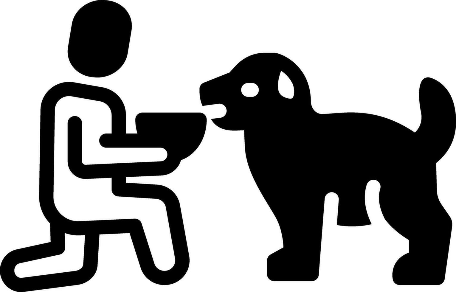 solid icon for treat vector