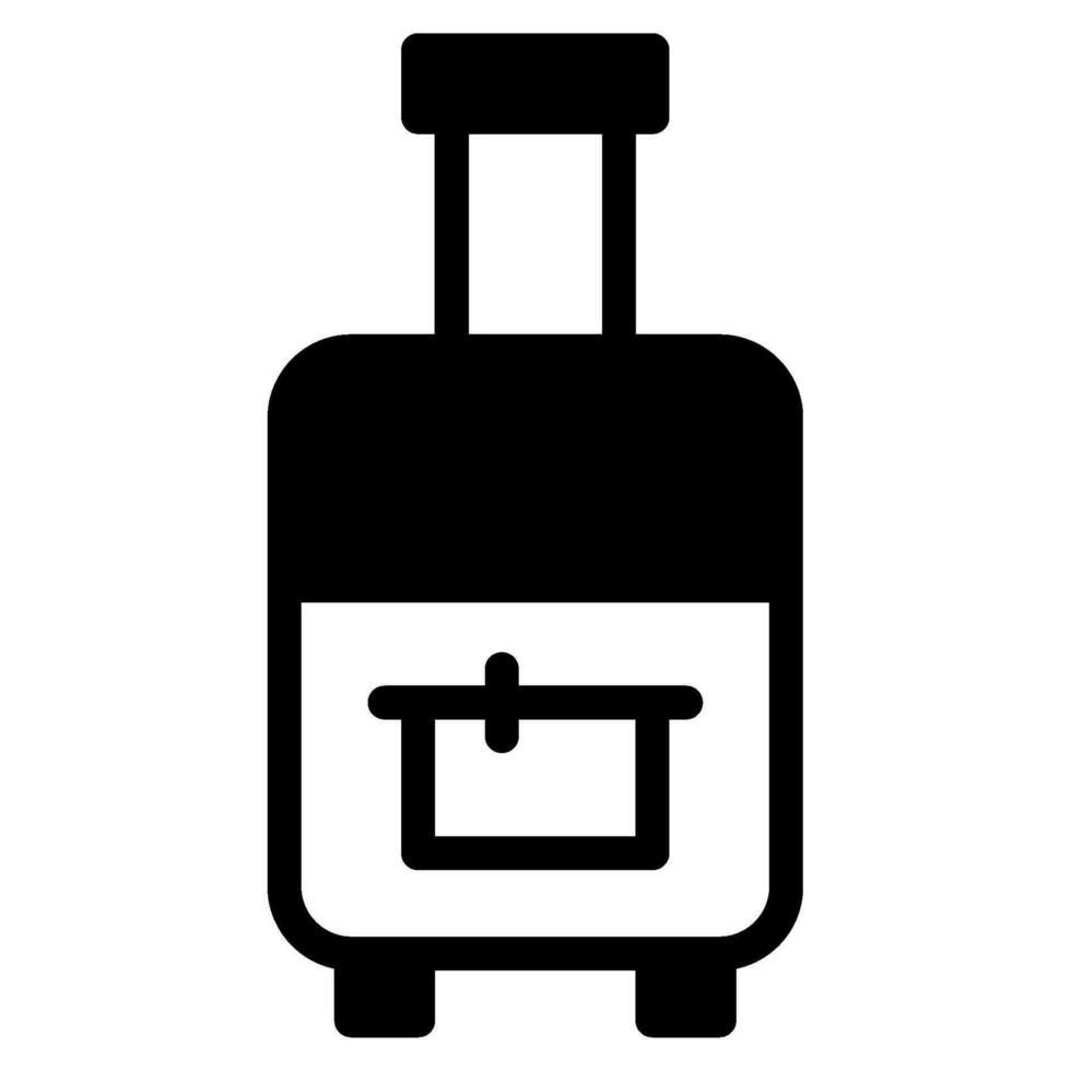 Luggage Icon Illustration, for uiux, web, app, infographic, etc vector