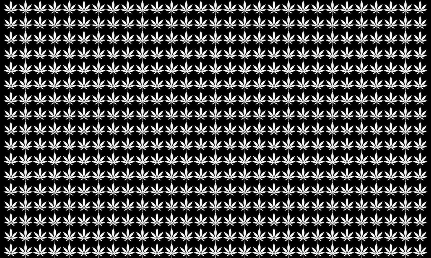 Cannabis Leaf Silhouette Motifs Pattern, can use for Decoration, Ornate, Wallpaper, Backdrop, Textile. Fashion, Fabric, Tile, Floor, Cover, Wrapping, Ect. Vector Illustration