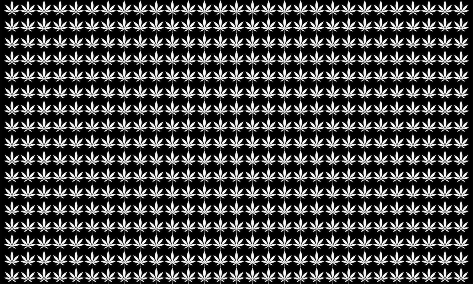 Cannabis Leaf Silhouette Motifs Pattern, can use for Decoration, Ornate, Wallpaper, Backdrop, Textile. Fashion, Fabric, Tile, Floor, Cover, Wrapping, Ect. Vector Illustration