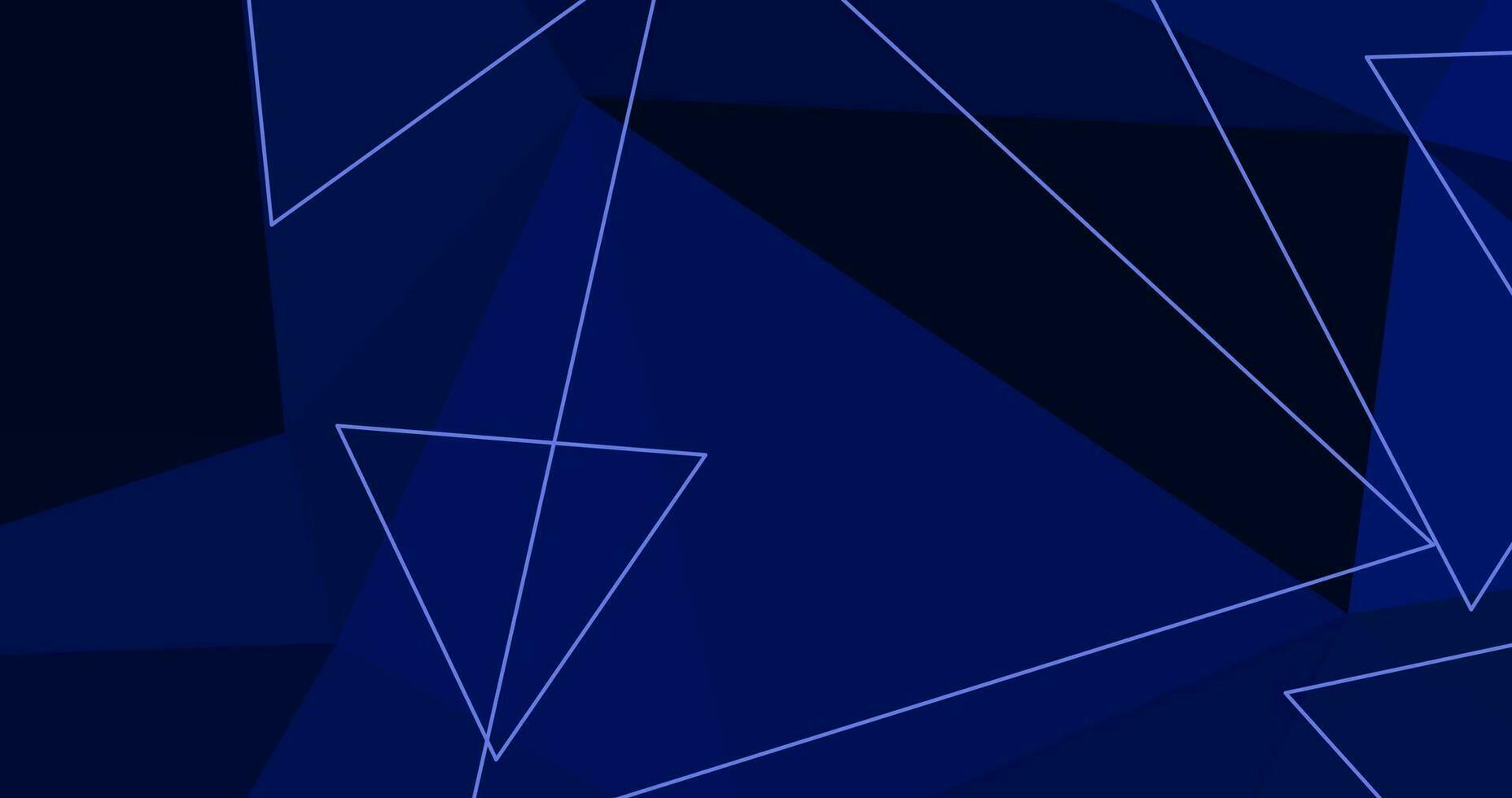 abstract modern blue background with triangles vector