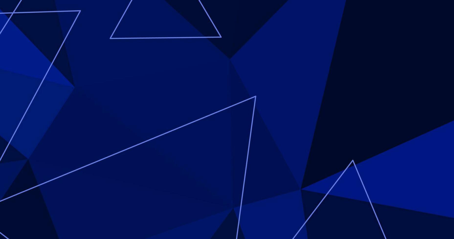 abstract modern blue background with triangles vector