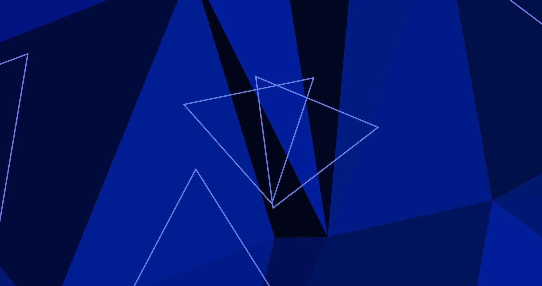 abstract modern blue background with triangles vector