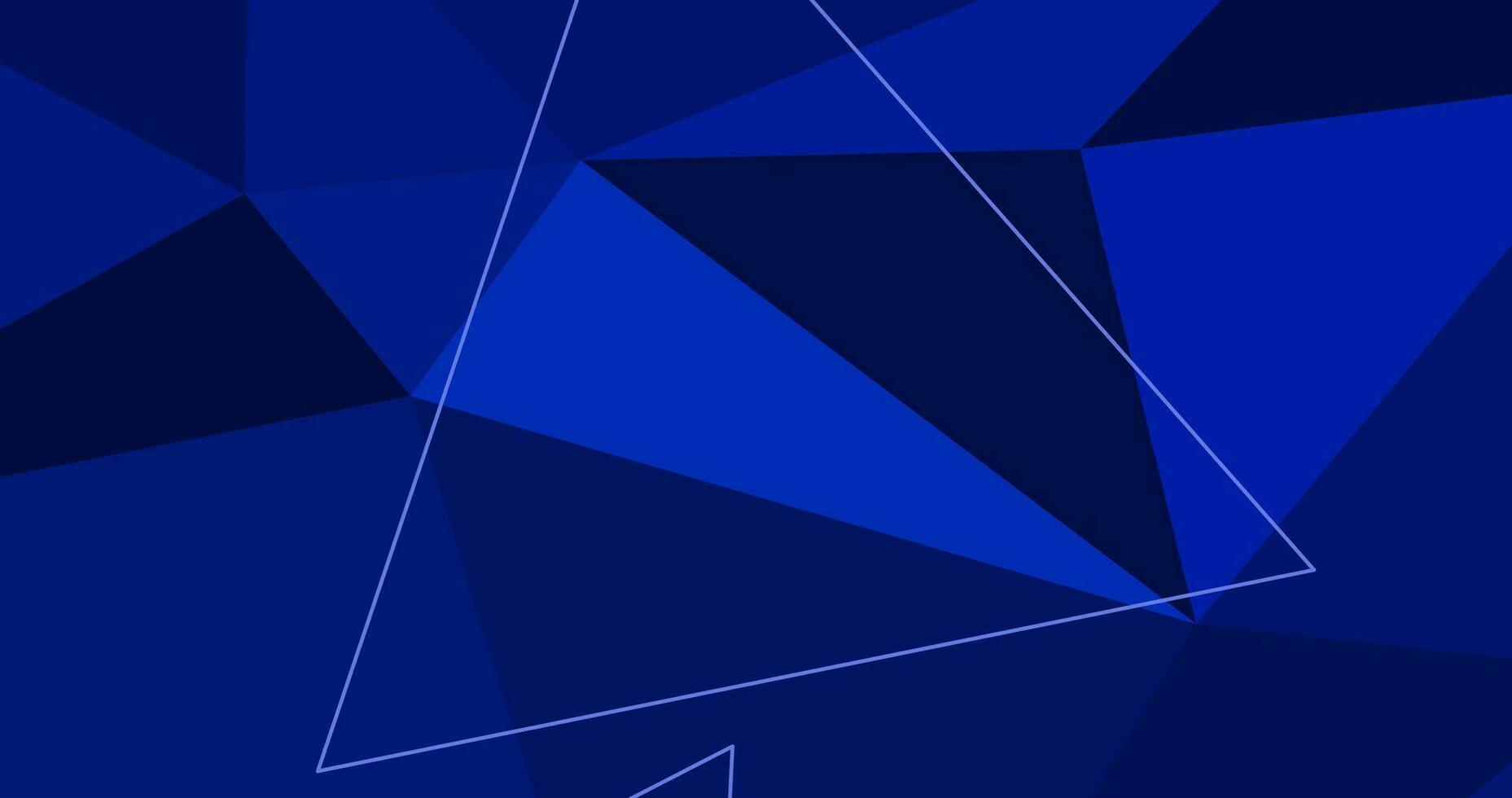 abstract modern blue background with triangles vector