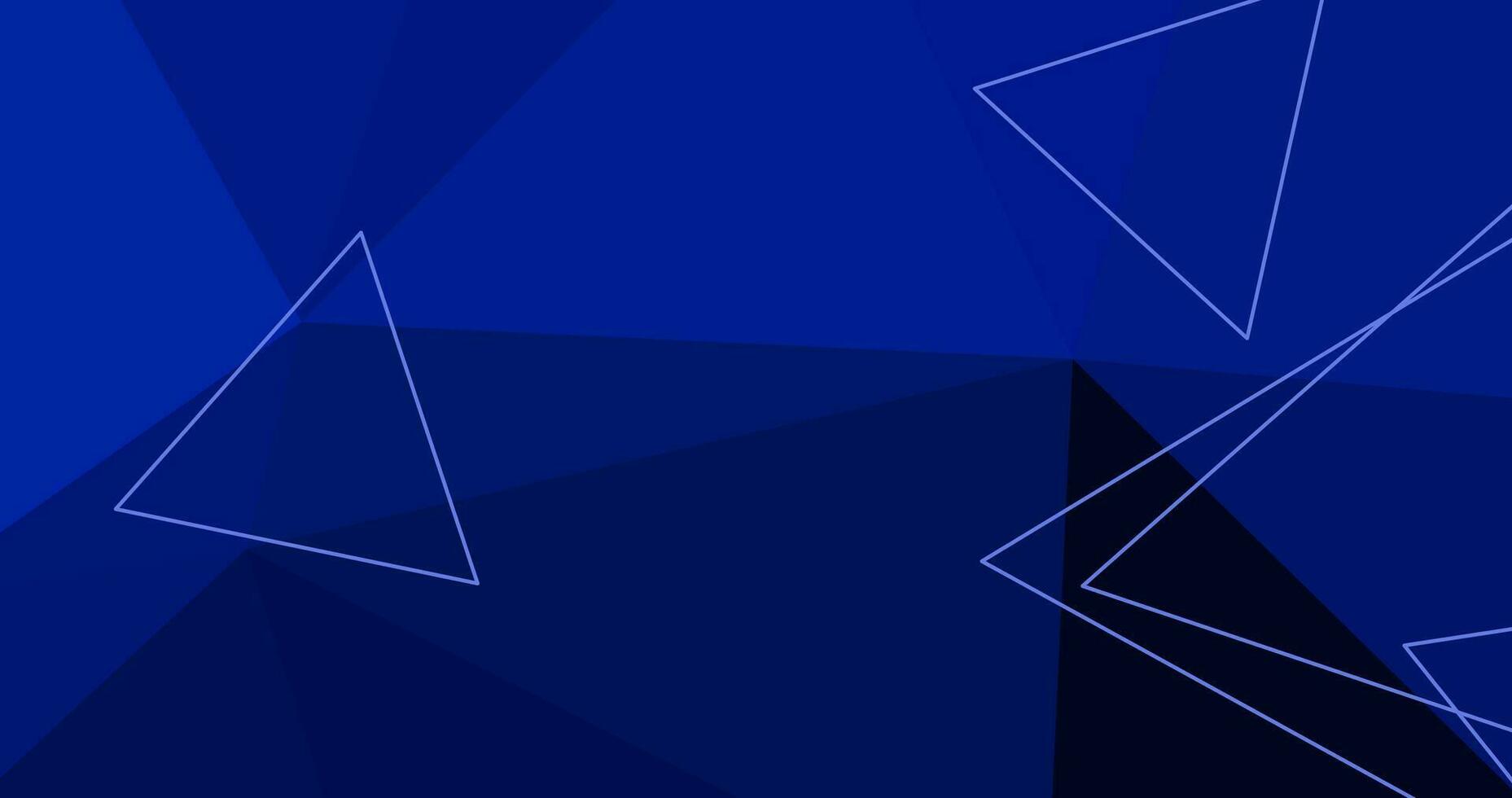 abstract modern blue background with triangles vector
