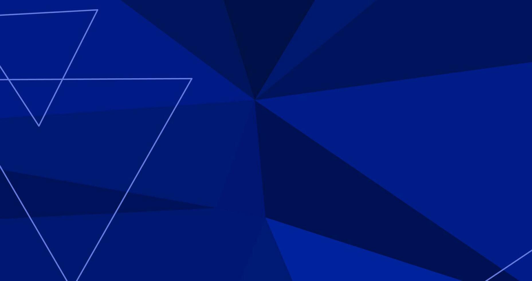 abstract modern blue background with triangles vector