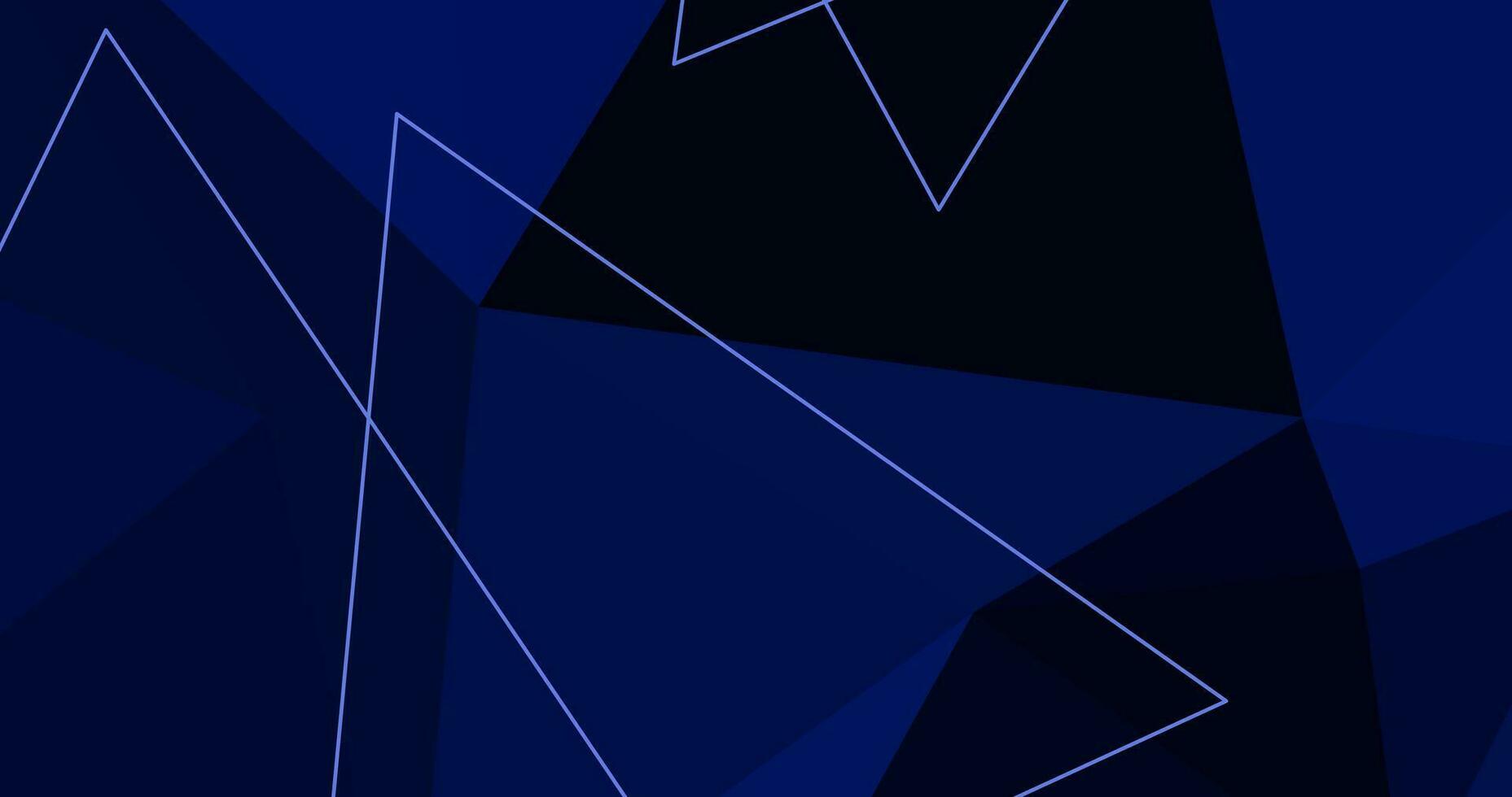 abstract modern blue background with triangles vector