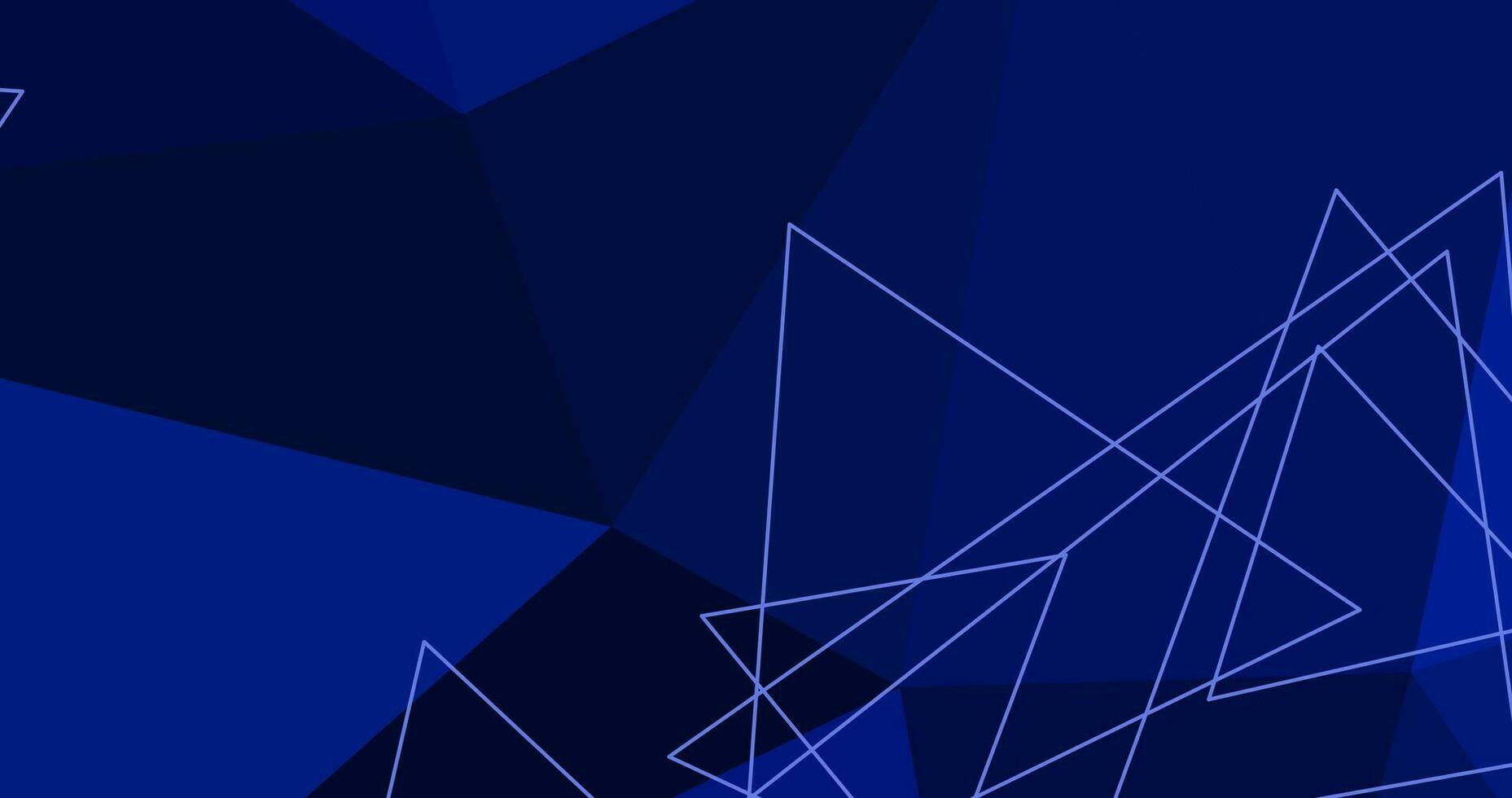 abstract modern blue background with triangles vector