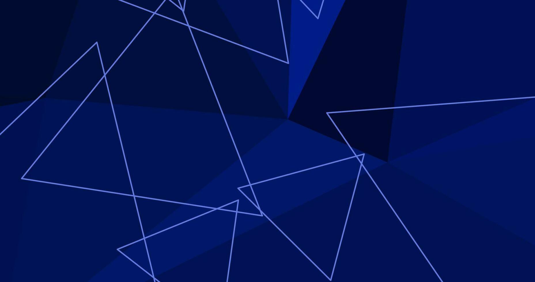 abstract modern blue background with triangles vector