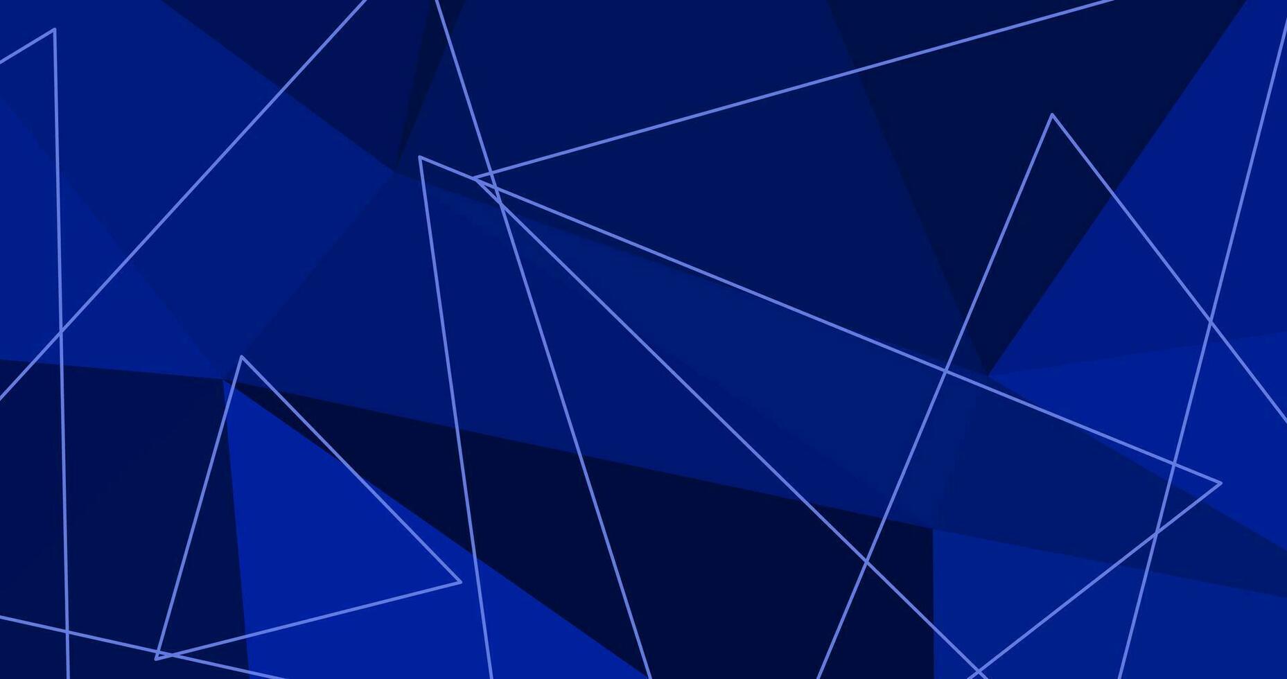 abstract modern blue background with triangles vector