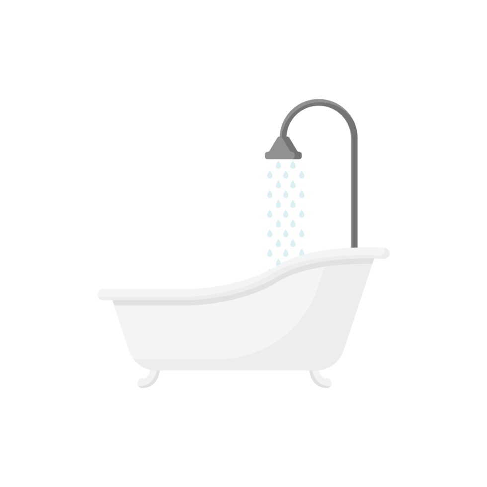 Vintage bathtub mockup AI Generative png