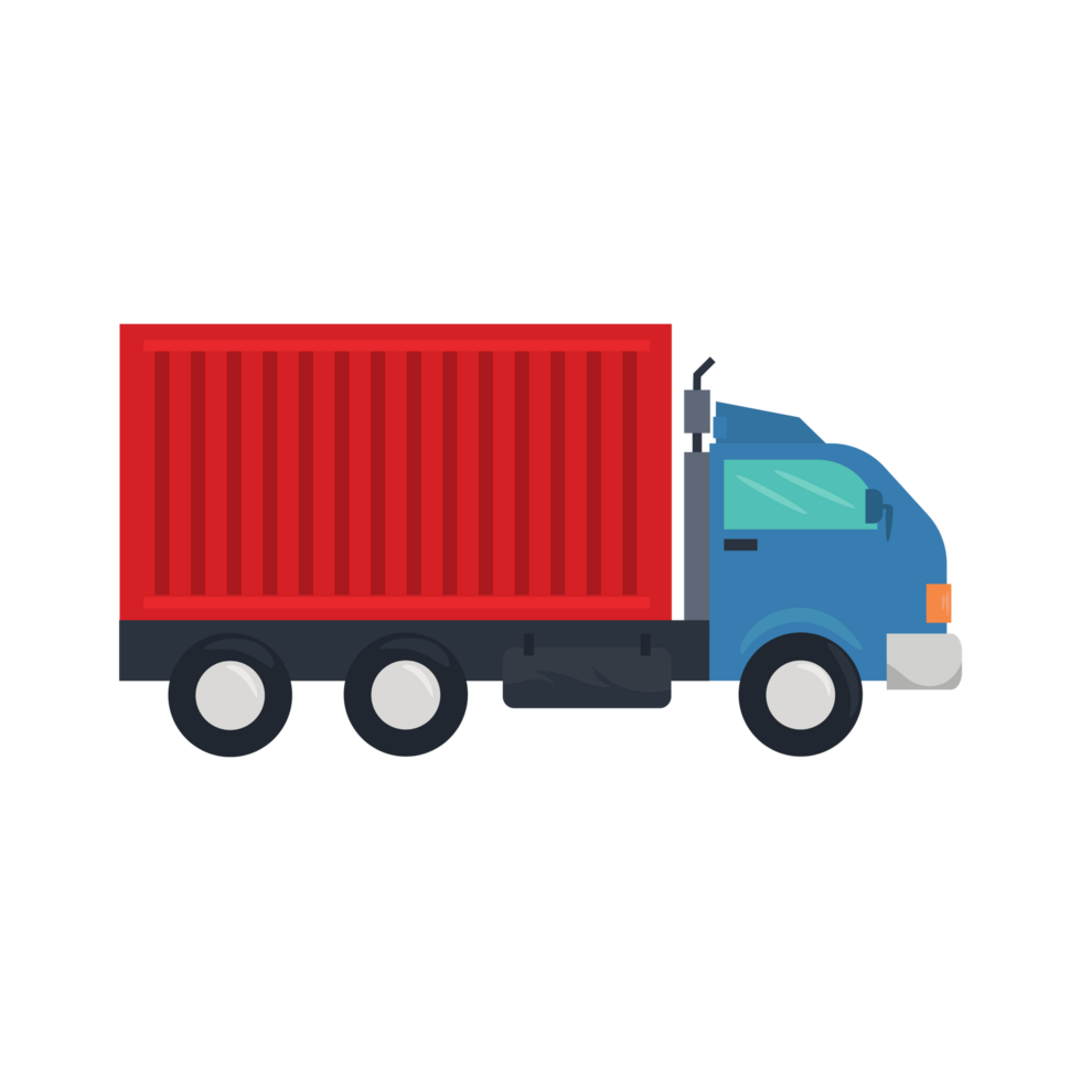 Delivery transport cargo logistic AI Generative png