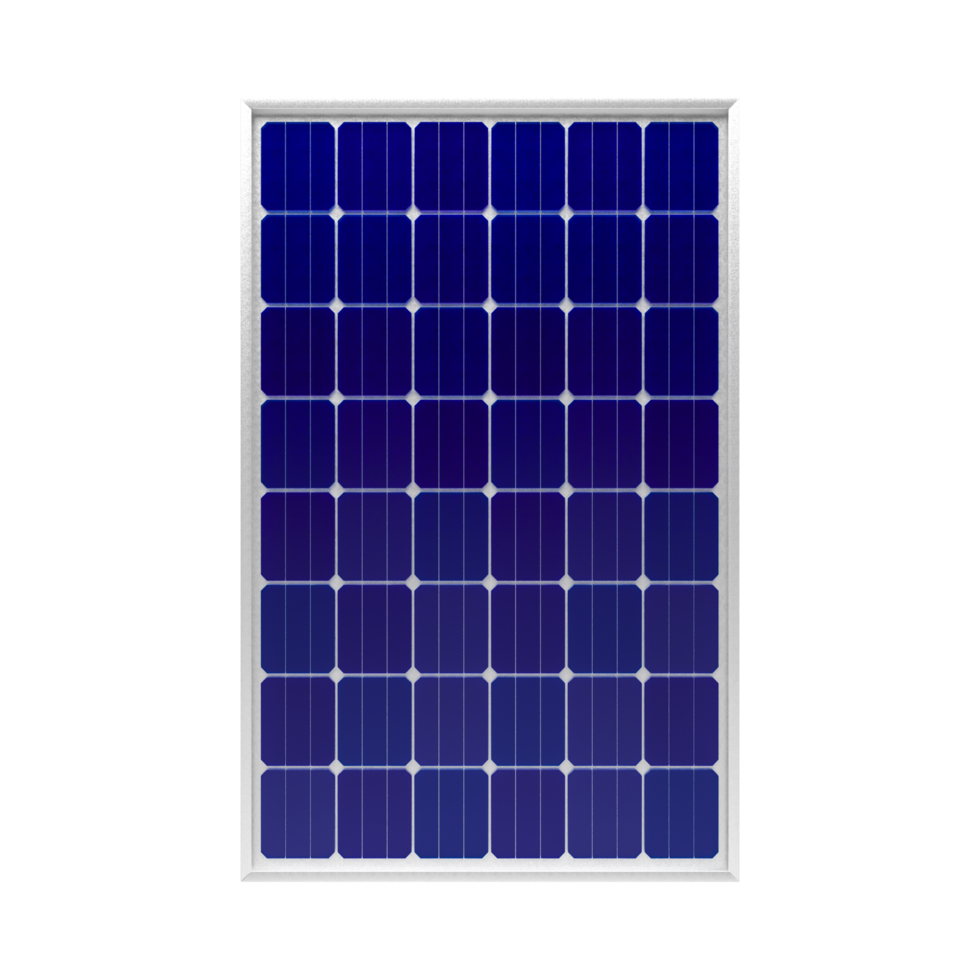 solar paneles energía iluminacion ai generativo png