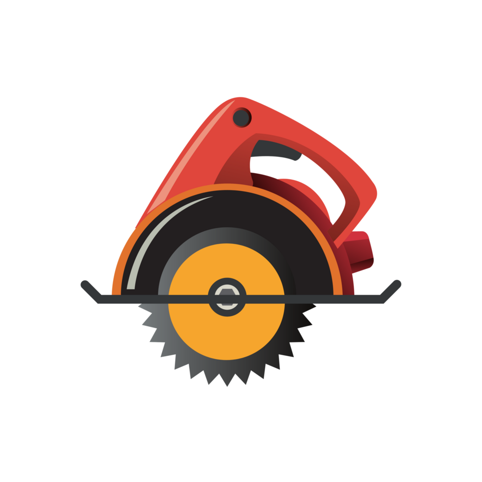 Circular saw construction AI Generative 31607179 PNG