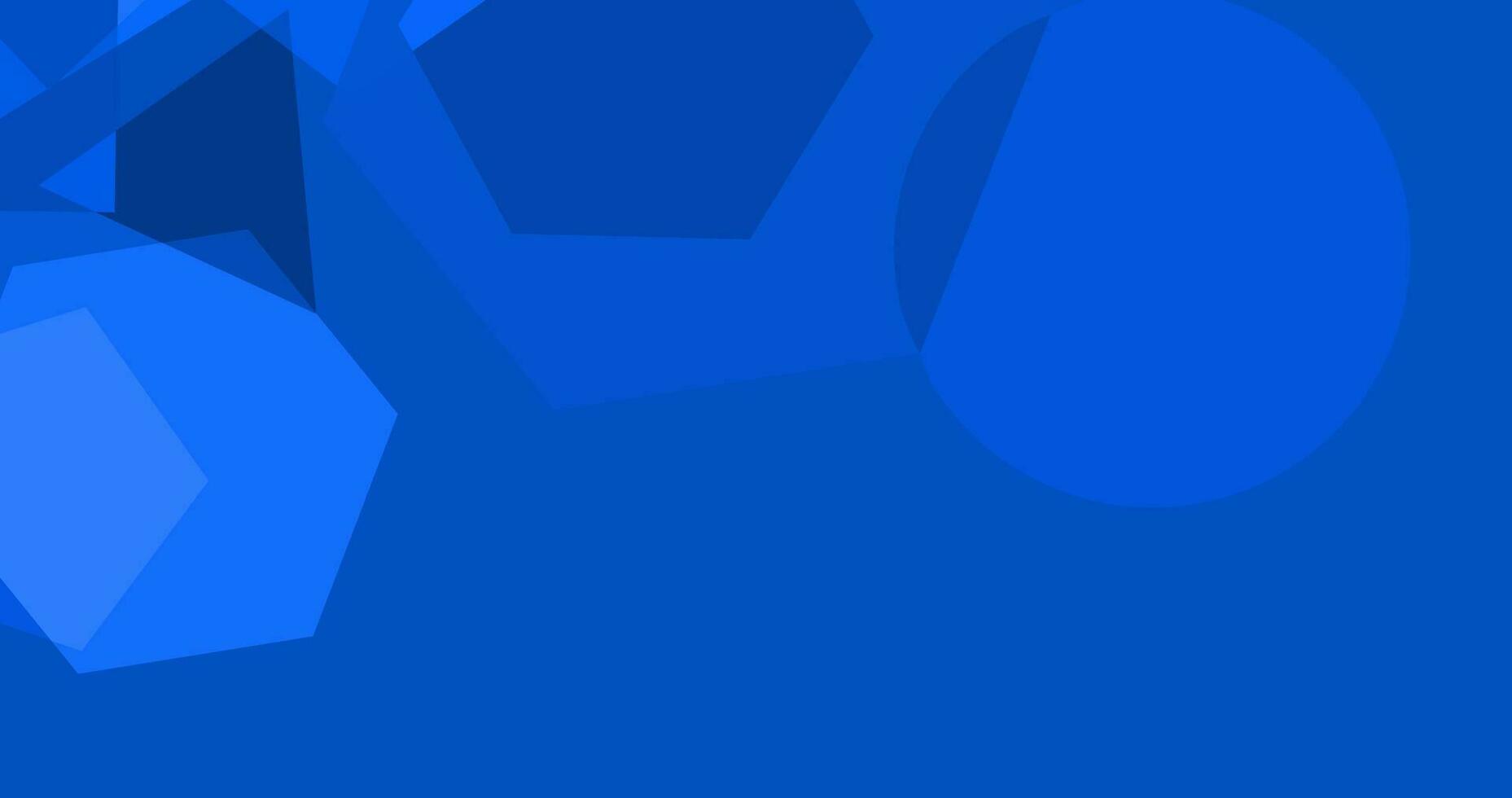 blue geometric background for design template vector