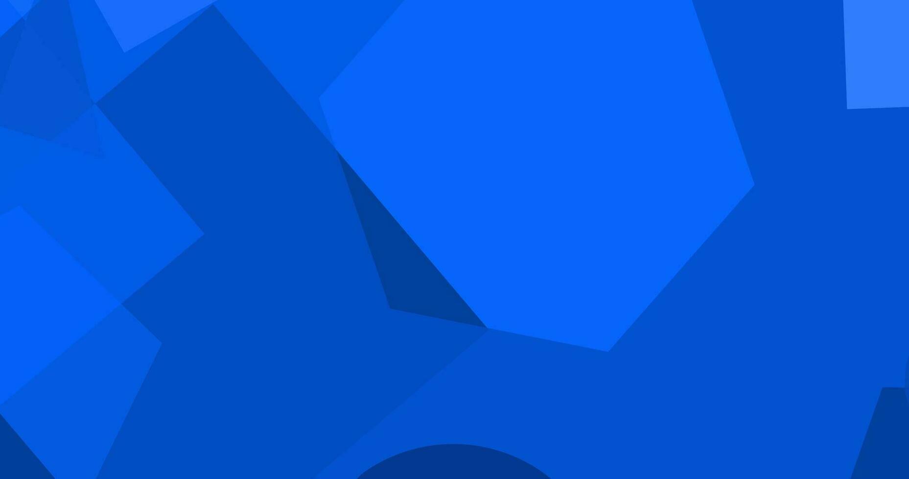 blue geometric background for design template vector