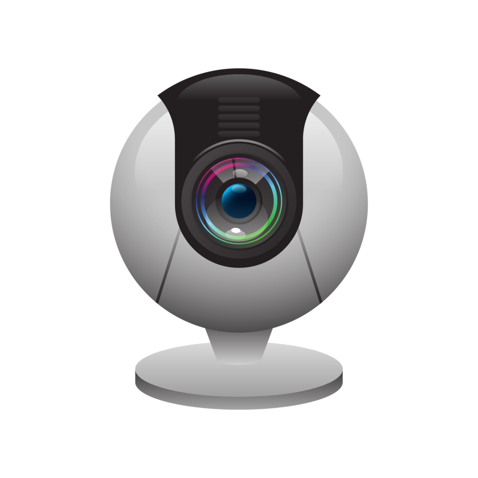 Webcam Camera lens AI Generative png