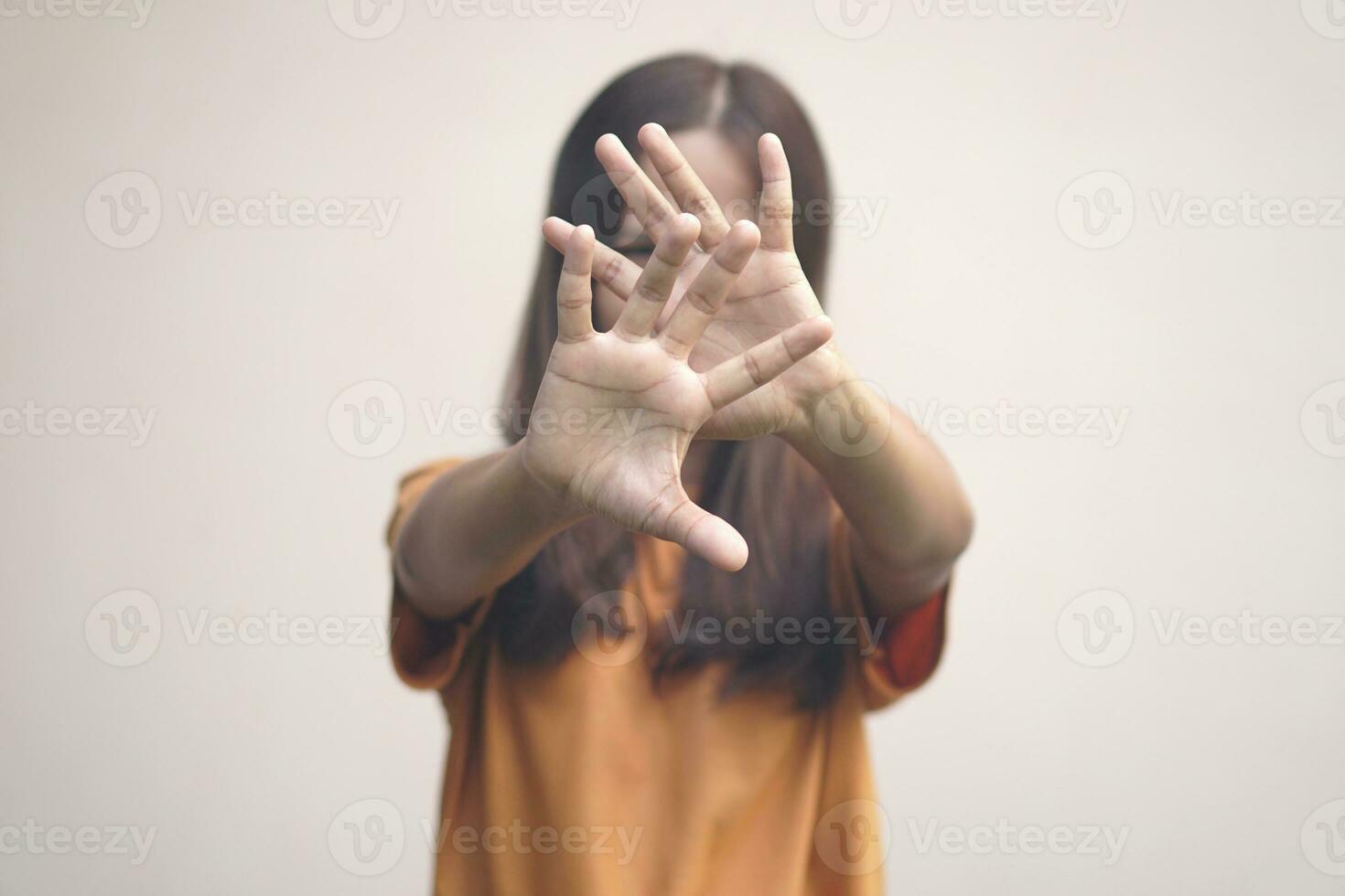Stop abusing violence, Children violence and abused concept photo