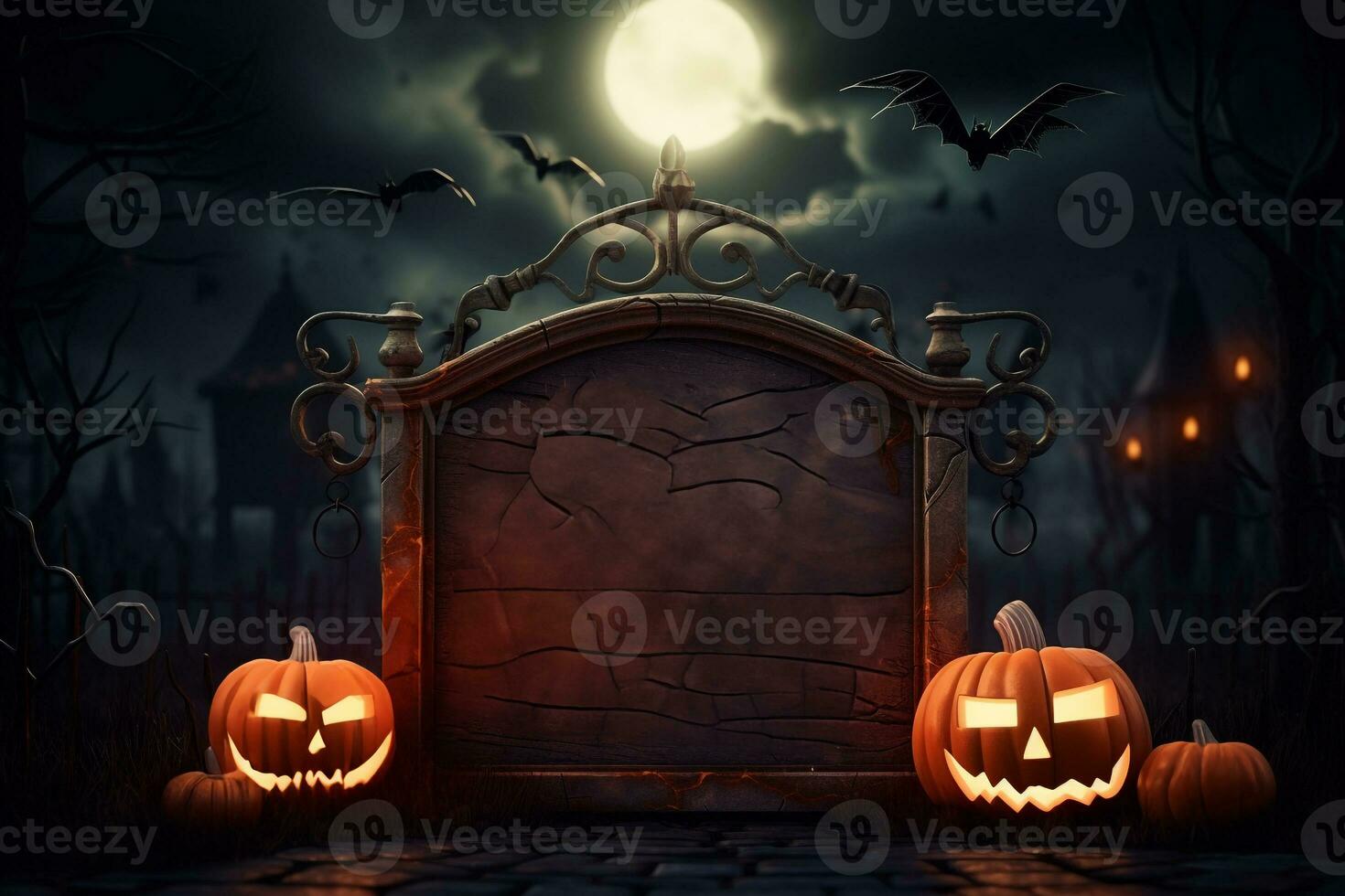 A picture of a sign that says we will be closed on halloween, ai generative photo