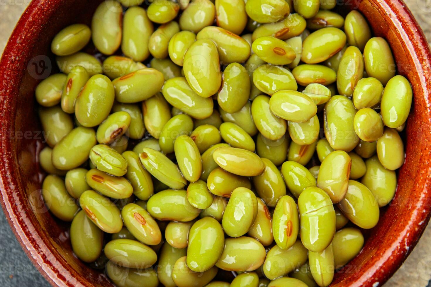 edamame beans snack legume food appetizer meal on the table copy space food background rustic photo
