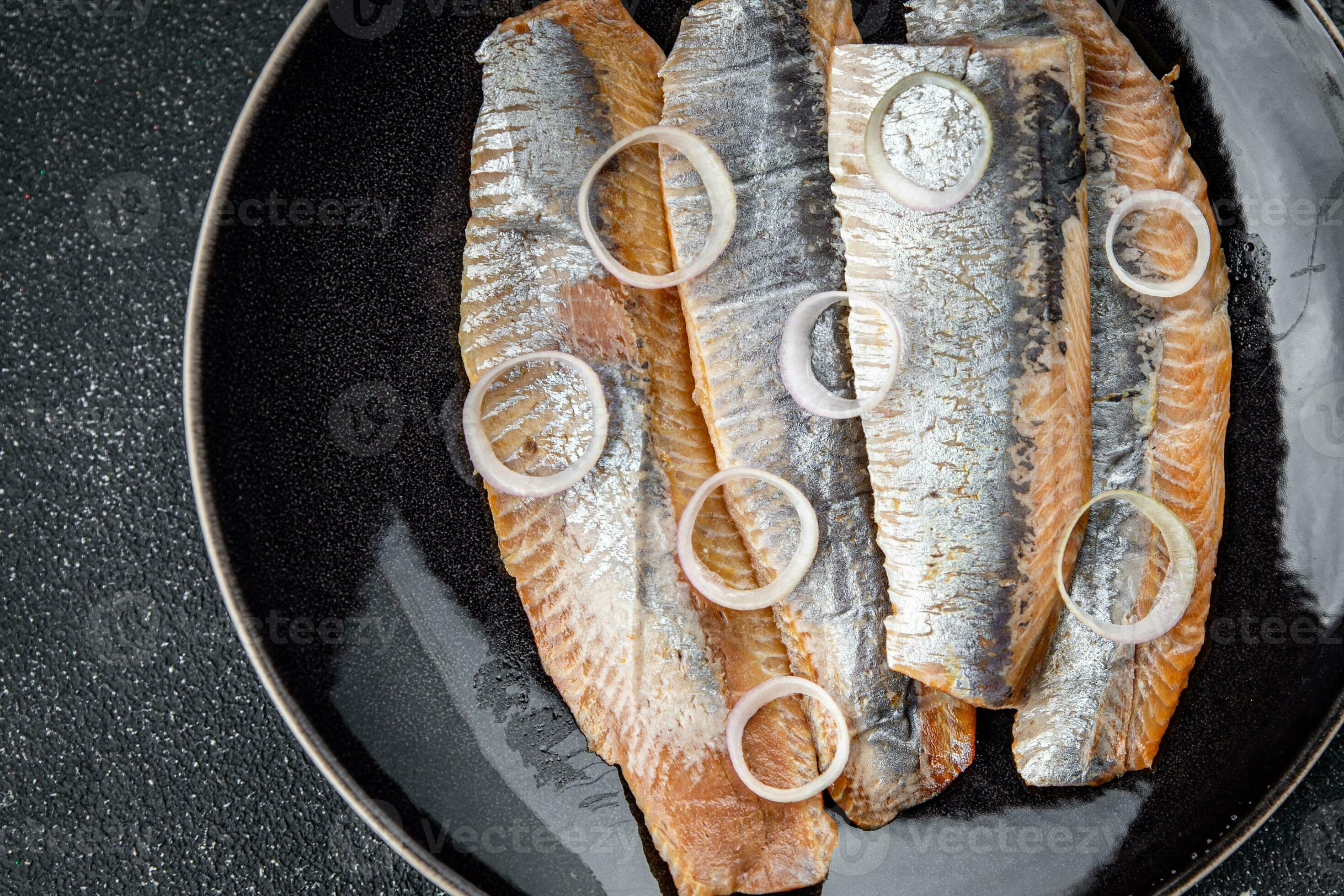 fish herring fresh salted seafood eating cooking appetizer meal food