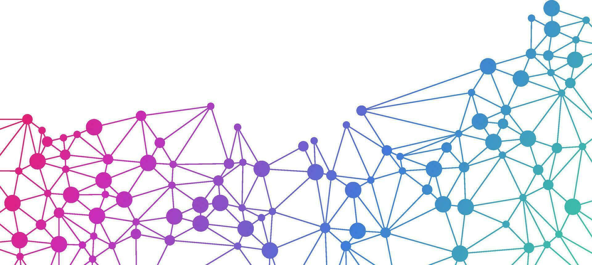abstract background with connected dots vector
