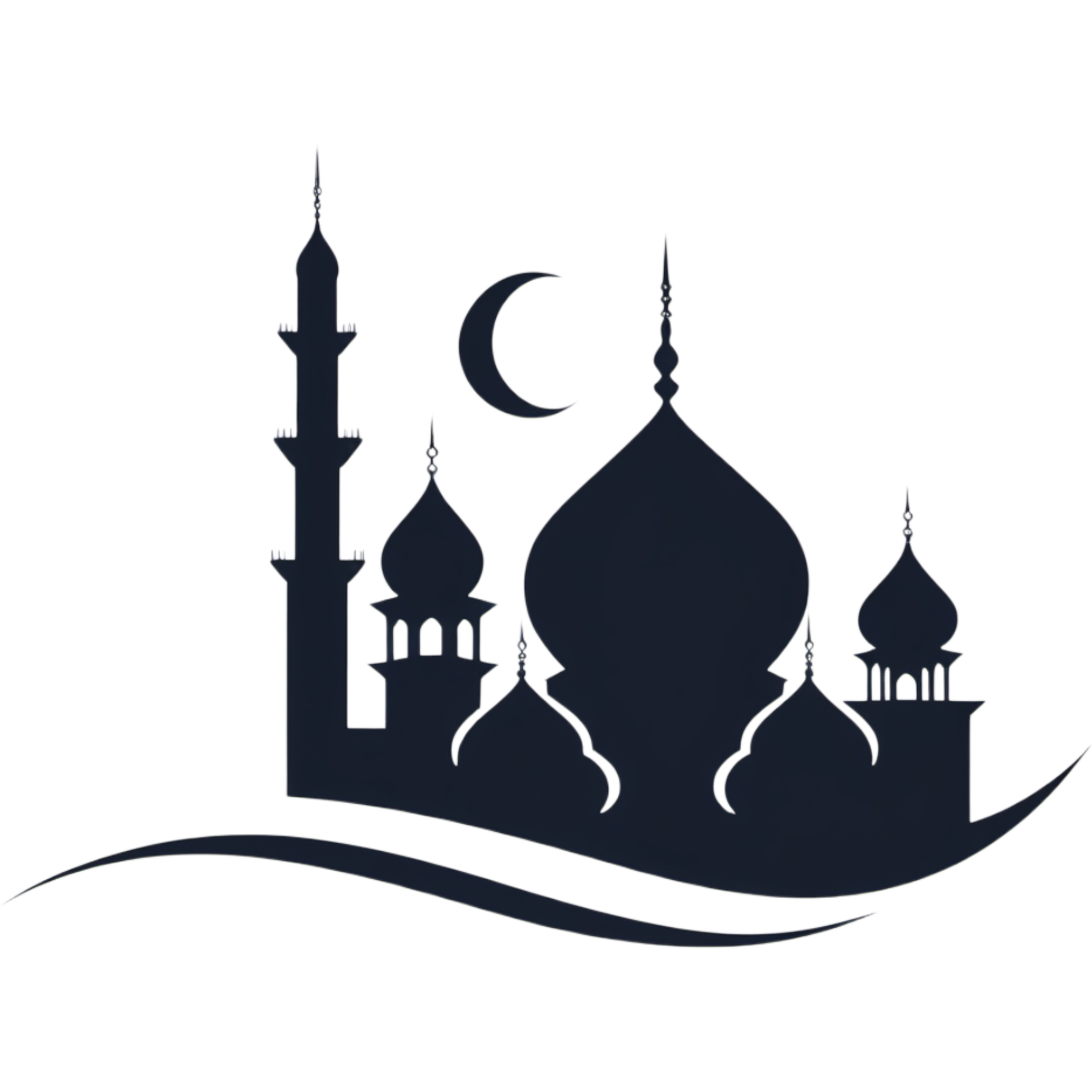 Mosque icon template ai generative 31611938 png