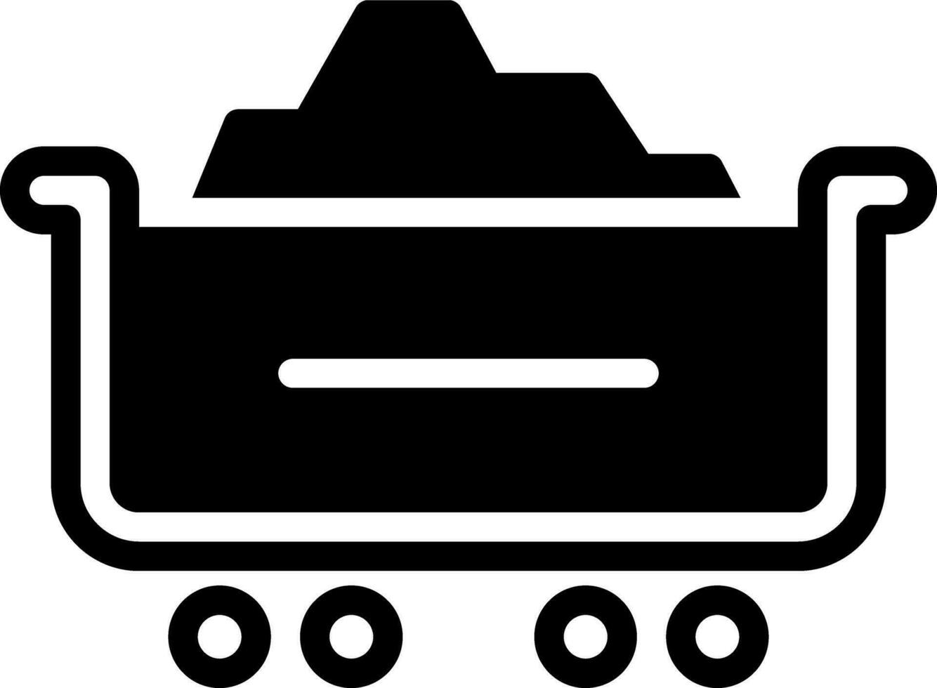 solid icon for materials vector