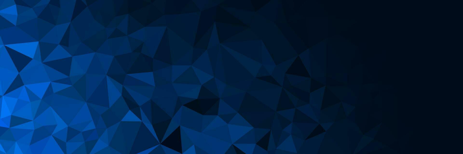 abstract blue triangles background for design vector