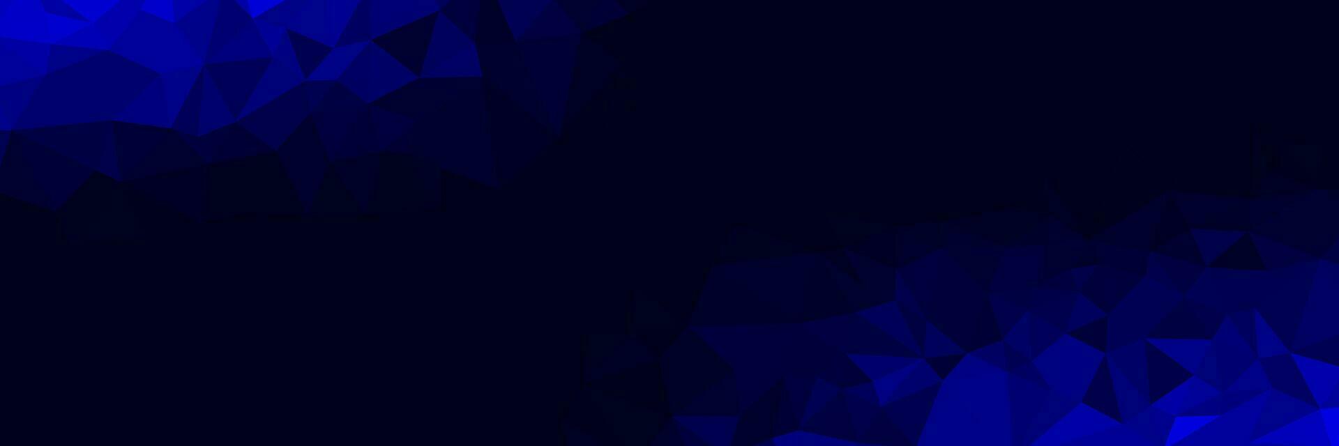 abstract blue triangles background for design vector