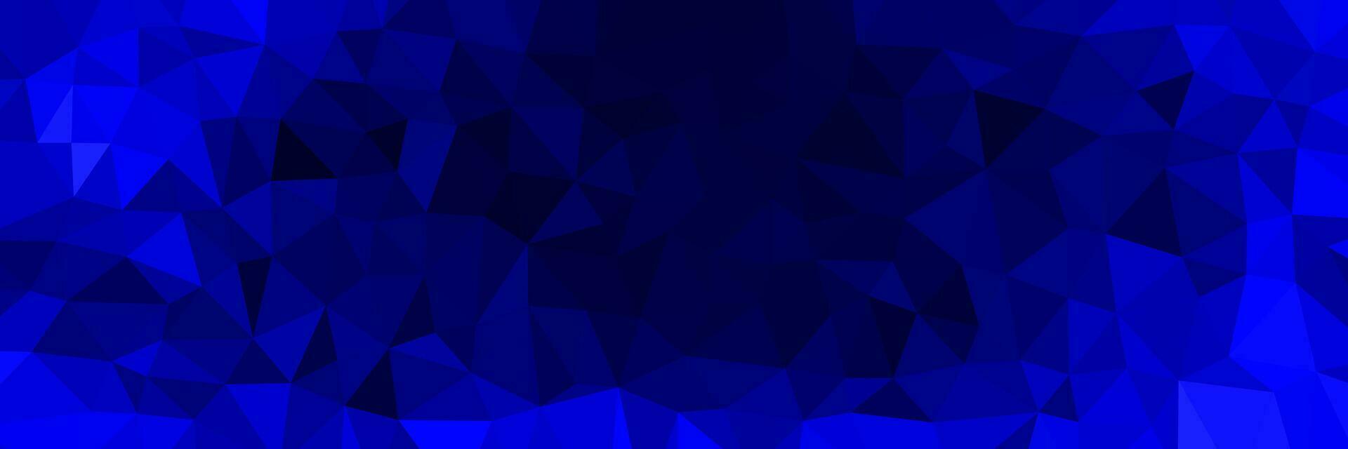 abstract blue triangles background for design vector