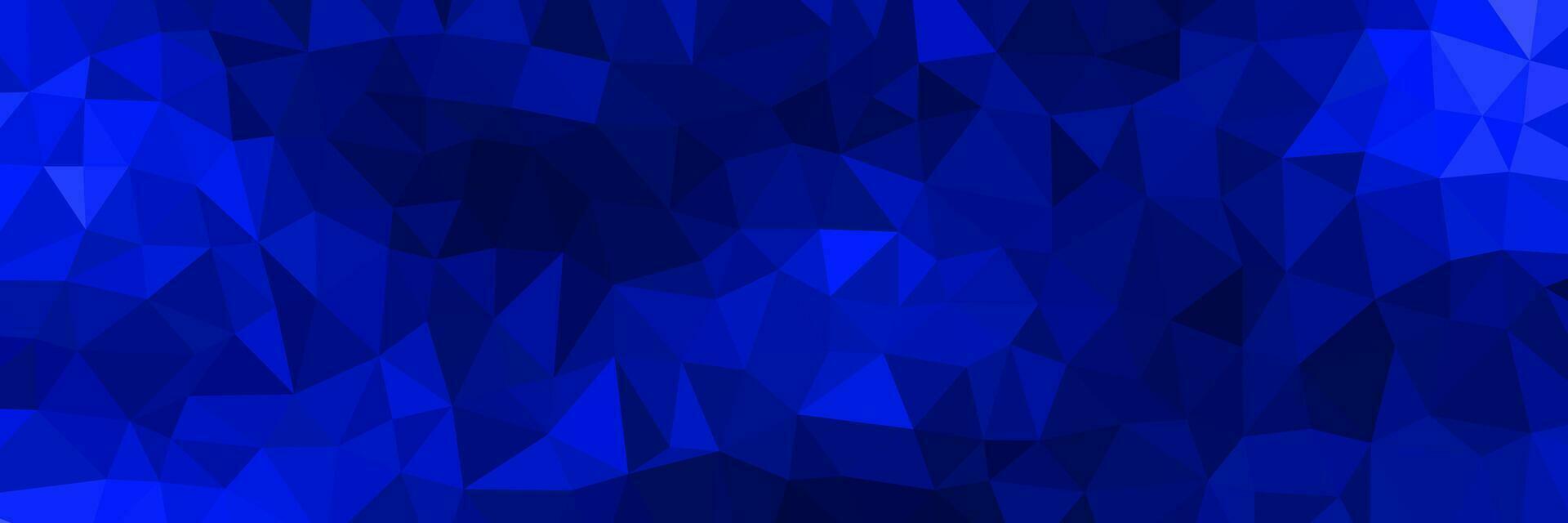 abstract blue triangles background for design vector