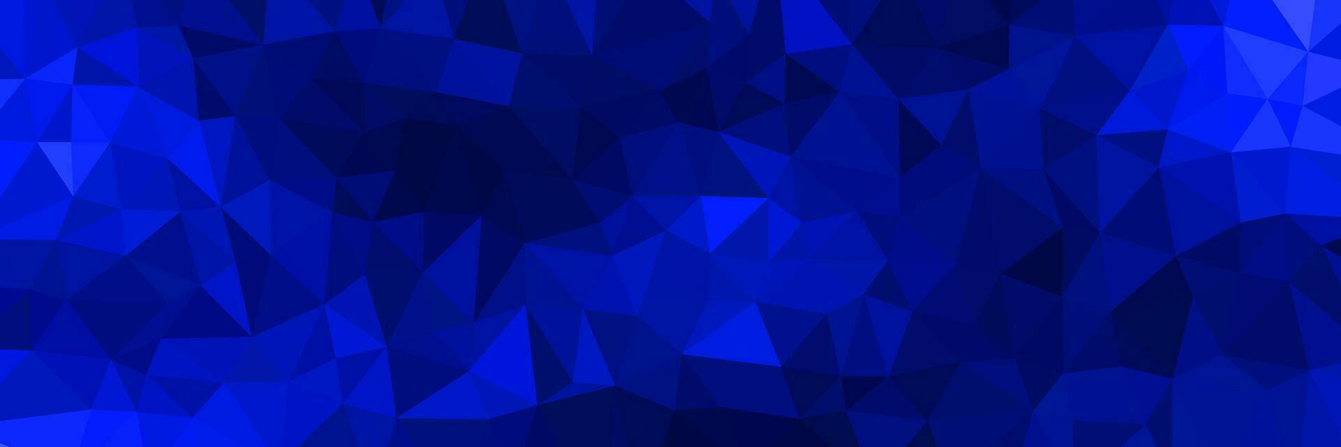 abstract blue triangles background for design vector