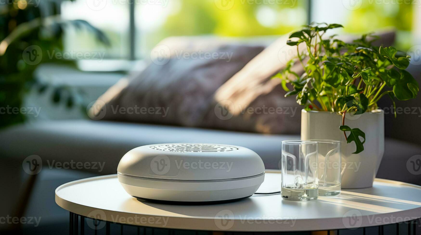 tDCS device positioned on a scientists desk background with empty space for text photo