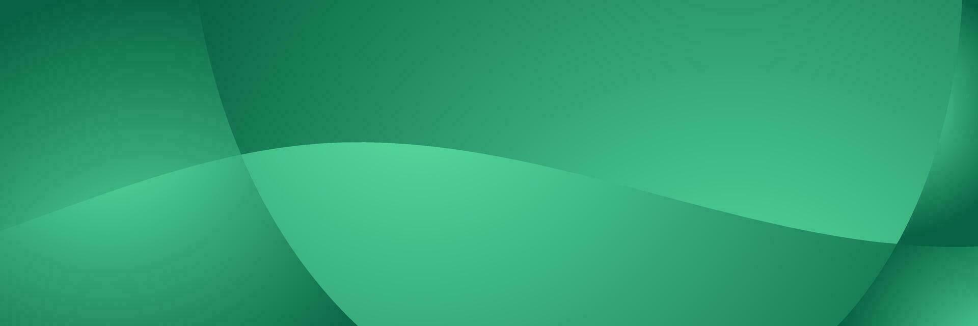 abstract green curve background for design vector