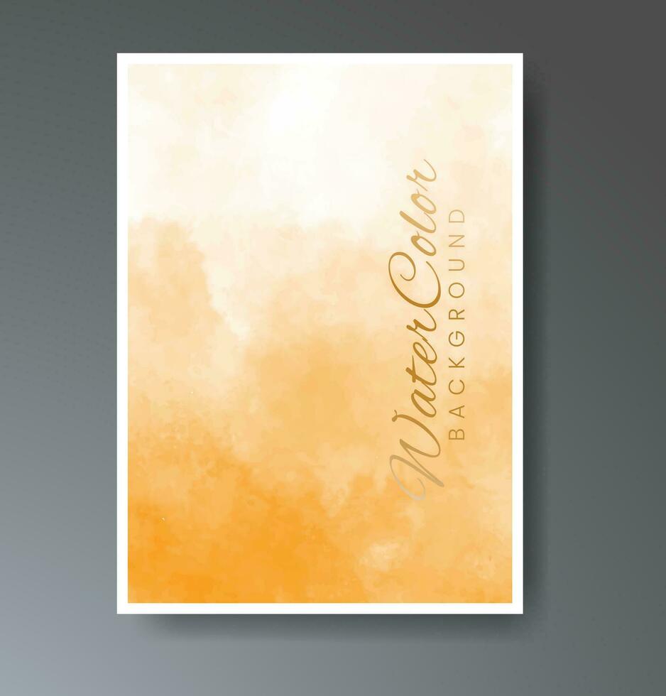 Set of creative hand painted abstract watercolor background. Design for your cover, date, postcard, banner, logo. vector
