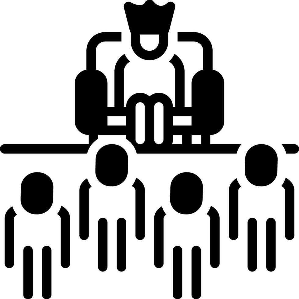 solid icon for privilege vector