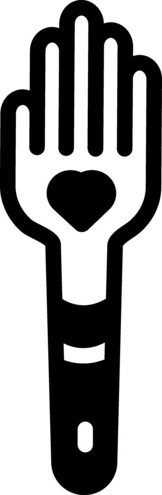 solid icon for spank vector
