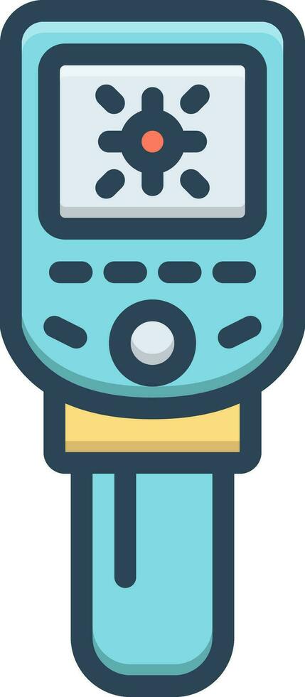 color icon for thermal vector