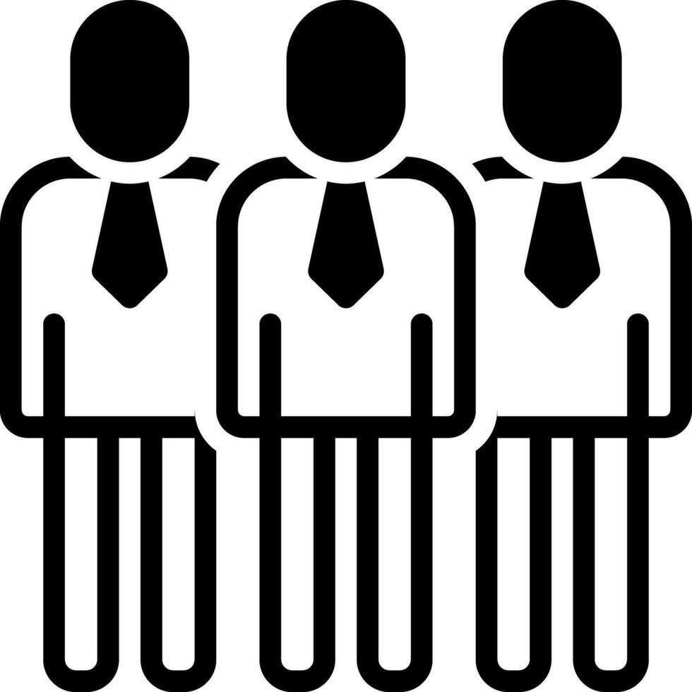 solid icon for public vector