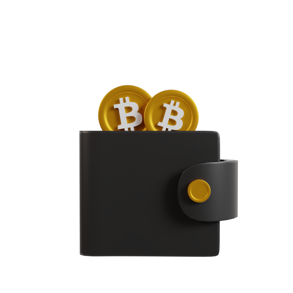 bitcoin estrazione 3d rendere icona clipart png