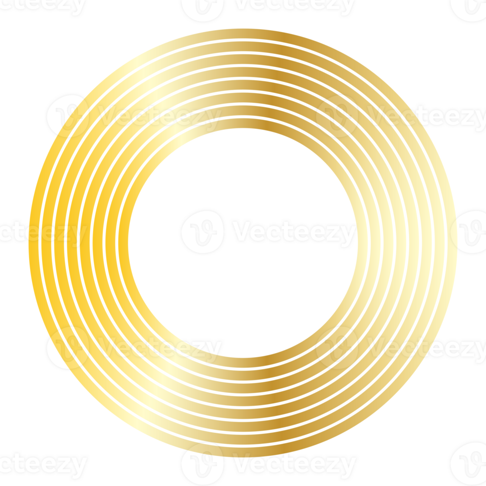 gold circle png transparent