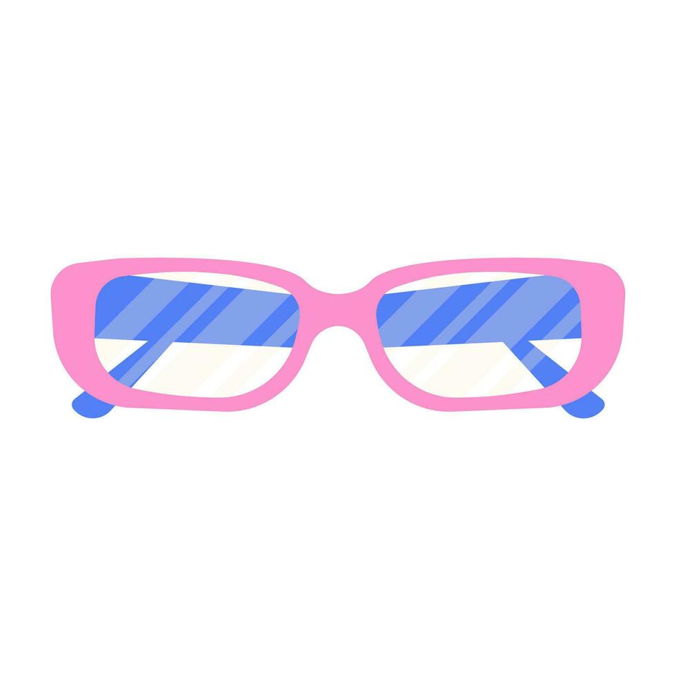 Stylish glasses for vision on a white background vector